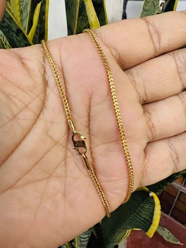 Gold plated necklace