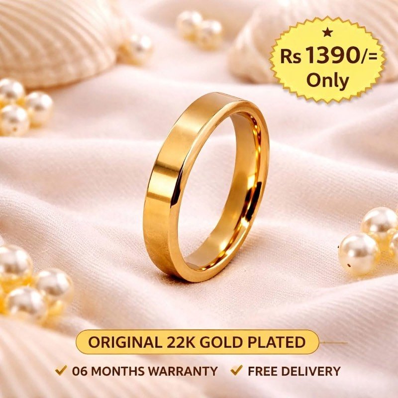 Gold plated ring
