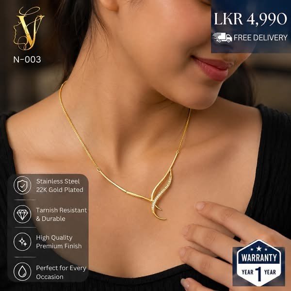 Gold plated necklace