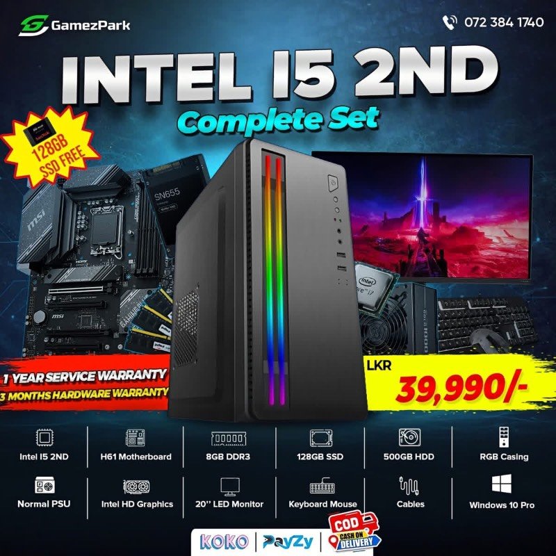 Intel i5 2nd gen computer