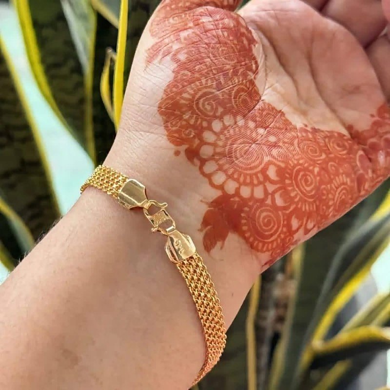 Gold plated bracelet