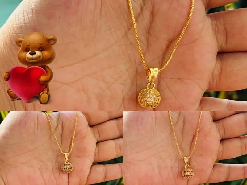 Gold plated necklace