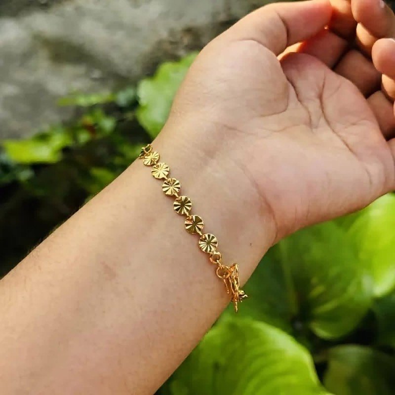 Gold plated bracelet