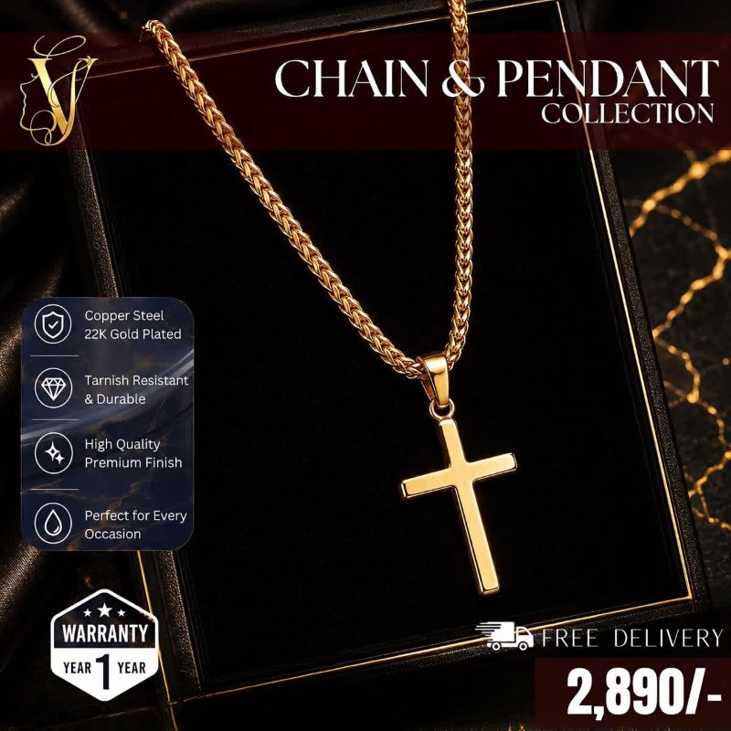 Gold plated necklace