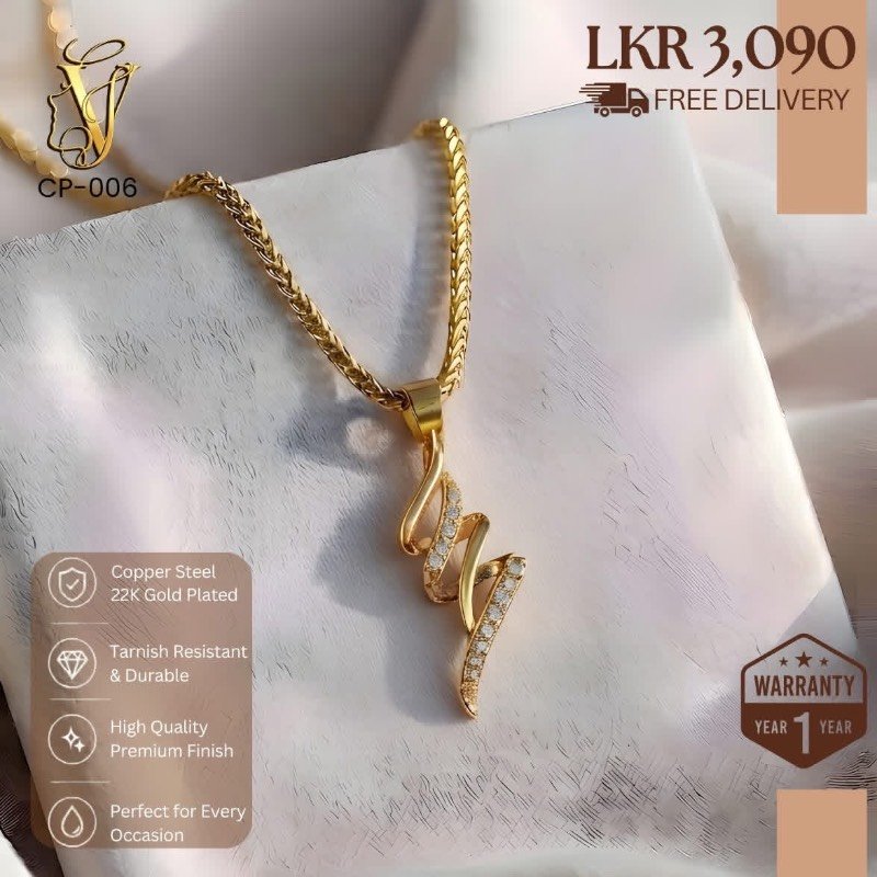 Gold plated necklace