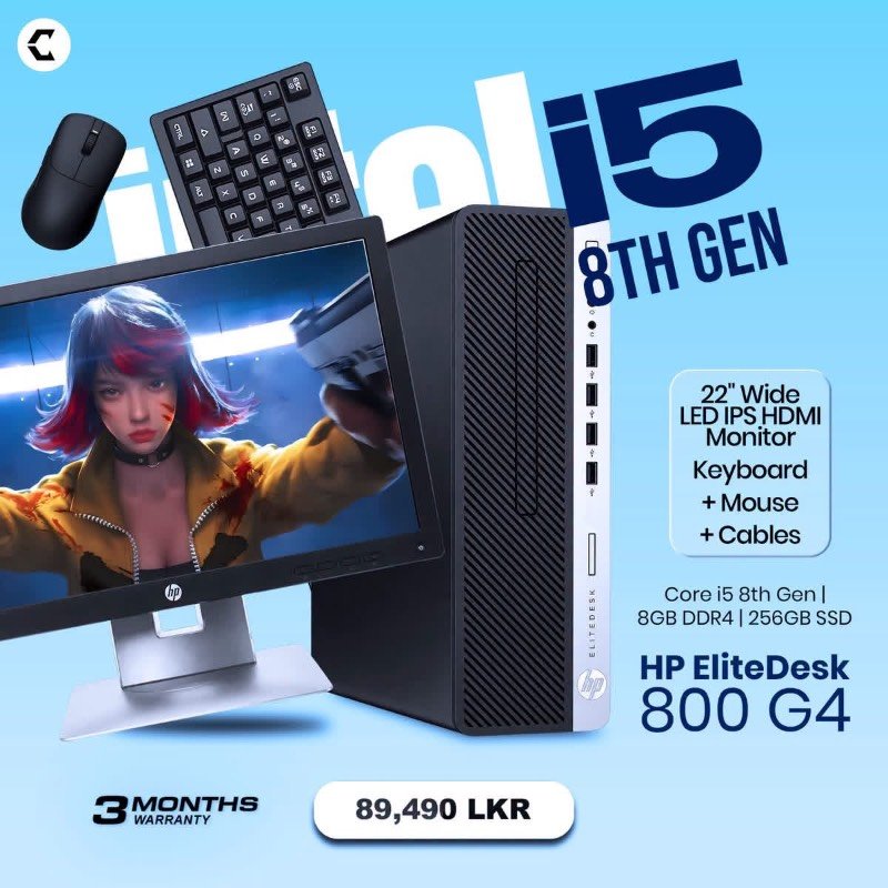 Intel i5 8th gen computer