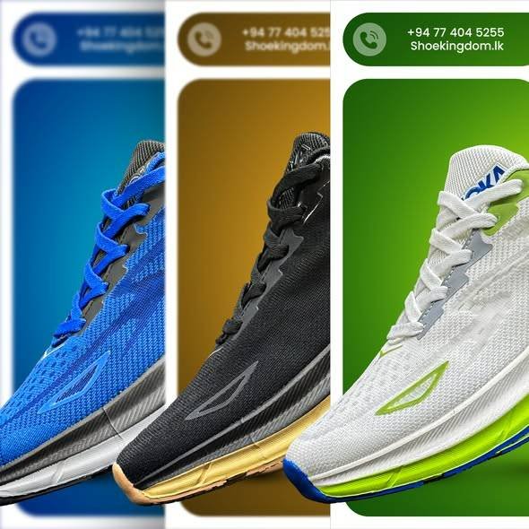 HOKA ROAD SERIES | Cobalt Blue • Optic White & Volt • Core Black & Gold