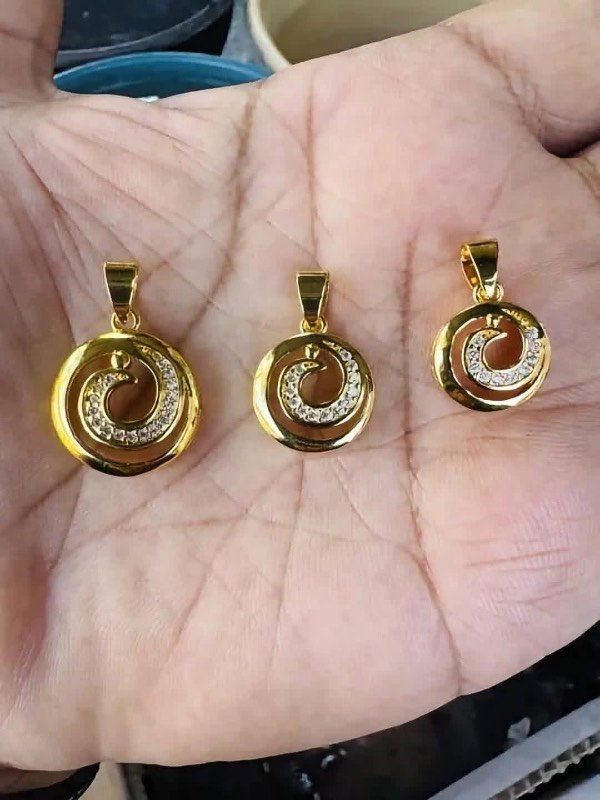 Gold plated pendant