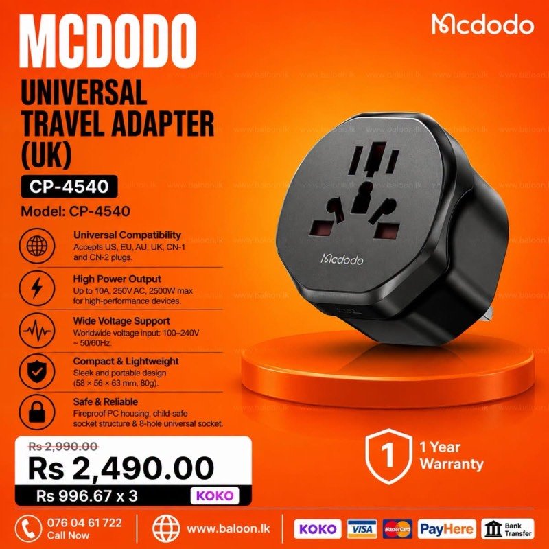 Travel adapter
