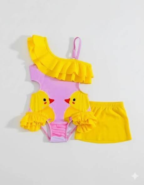 වයස මාස 6 සිට අවුරුදු 3 වෙනකල් චූටි දුවලට Swimming suits stock එකක් තියනවා 💗🌸