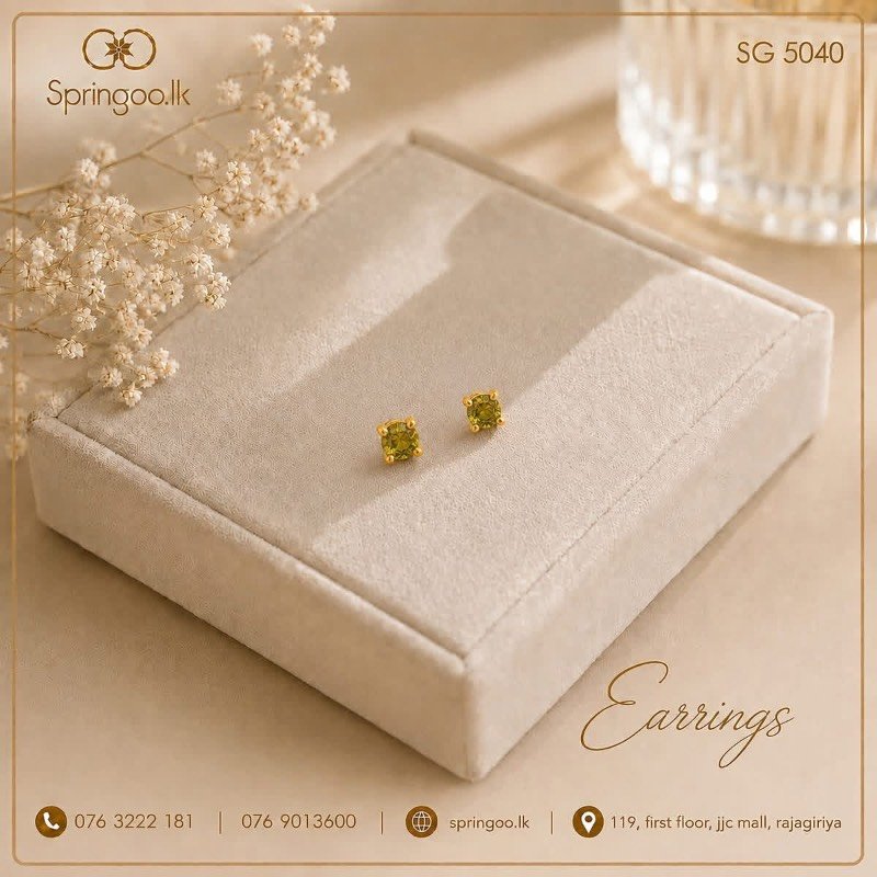 Gold plated earings