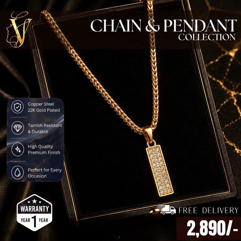 Gold plated necklace