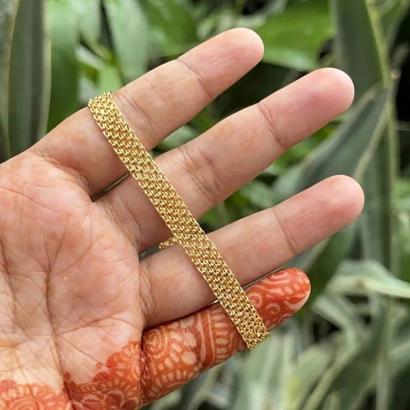Gold plated bracelet