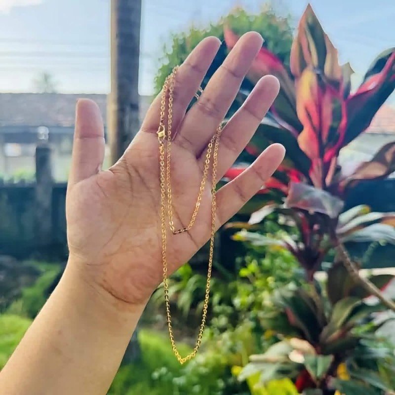 Gold plated necklace
