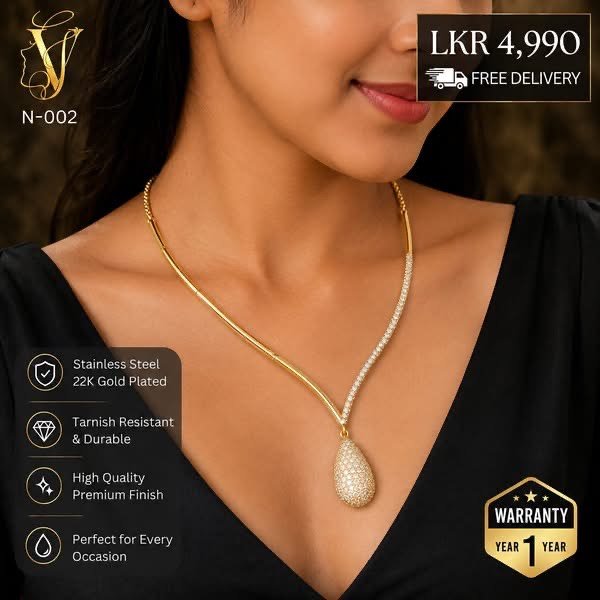 Gold plated necklace