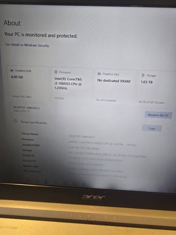 Laptop for sale
