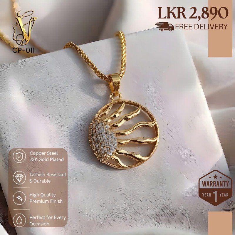 Gold plated necklace