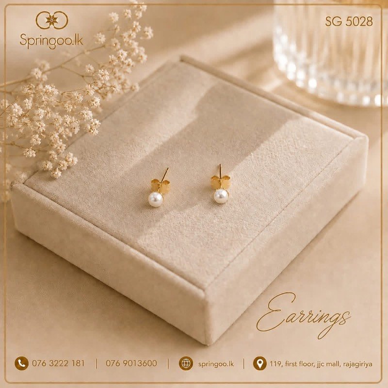 Gold plated earings