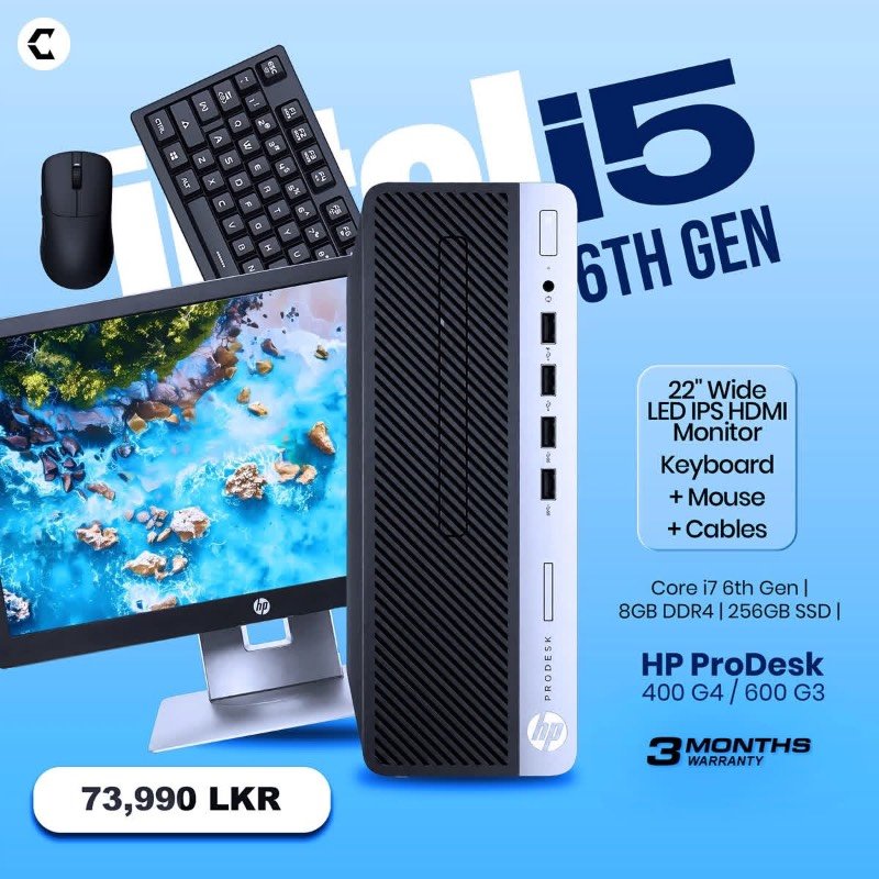 Intel i5 6th gen computer