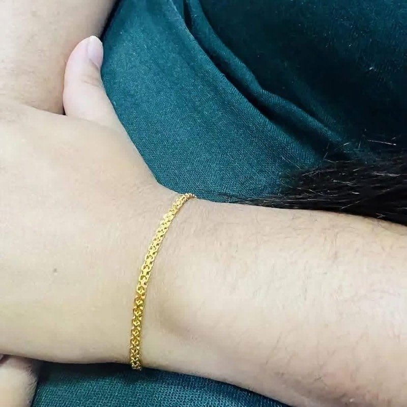 Gold plated bracelet