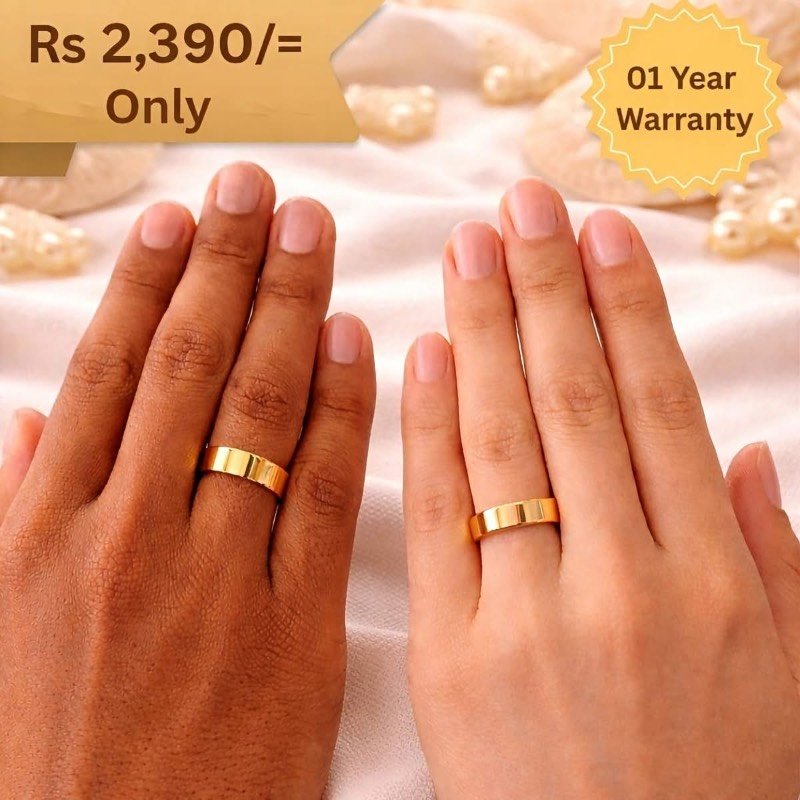 Gold plated ring