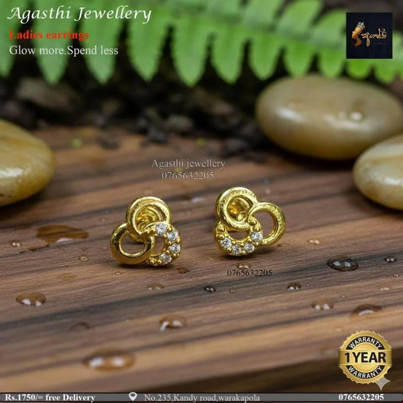 Ladies earrings Rs.1750/= Free delivery 🚚