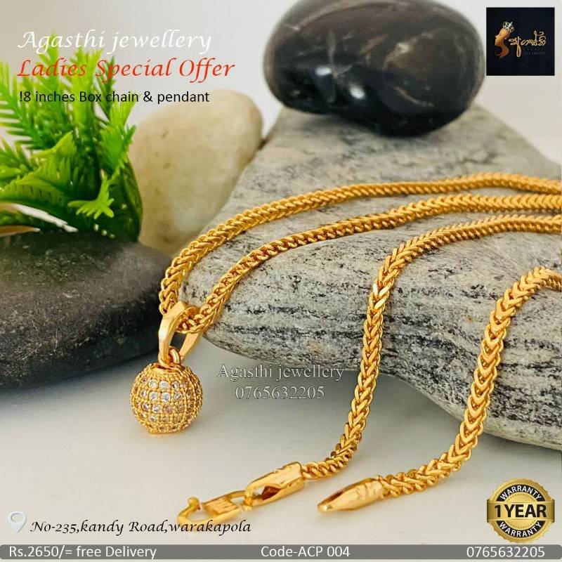🌟⚡️Special offer for ladies chain & pendant 💎