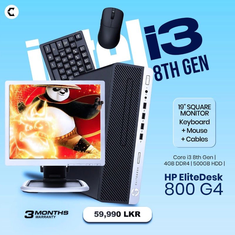 Intel i3 8th gen computer