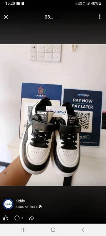 kids’ shoes