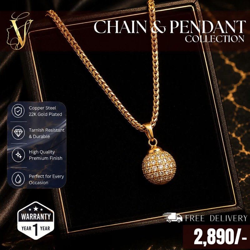 Gold plated necklace